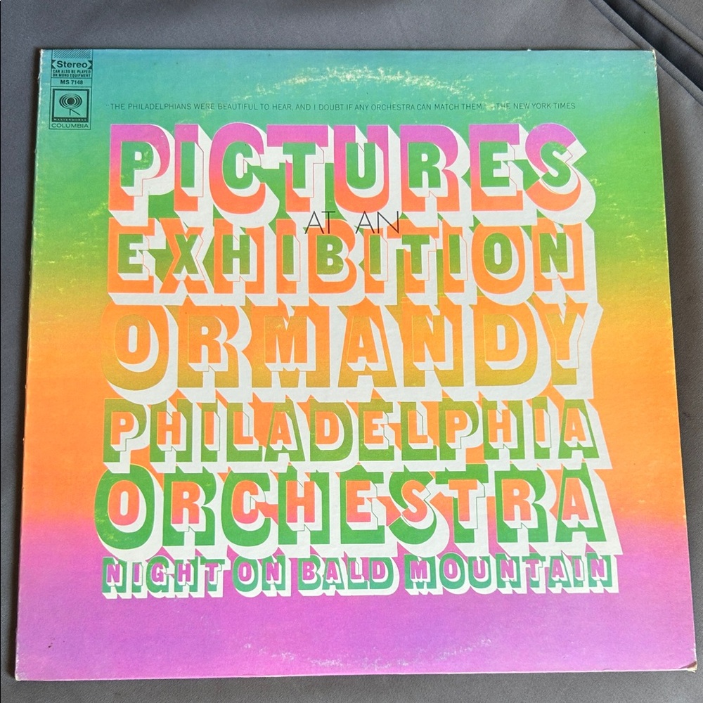 Pictures At An Exhibition Ormandy Philadelphia Orchestra Vinyl